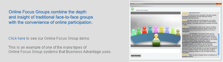 Online Focus Group demo